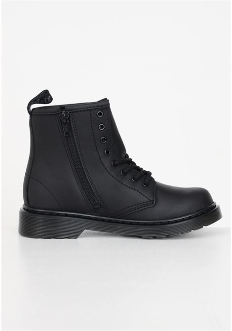 Black ankle boots for boys and girls 1460 Serena Mono J DR.MARTENS | 26040001-1460 SERENA MONO J.